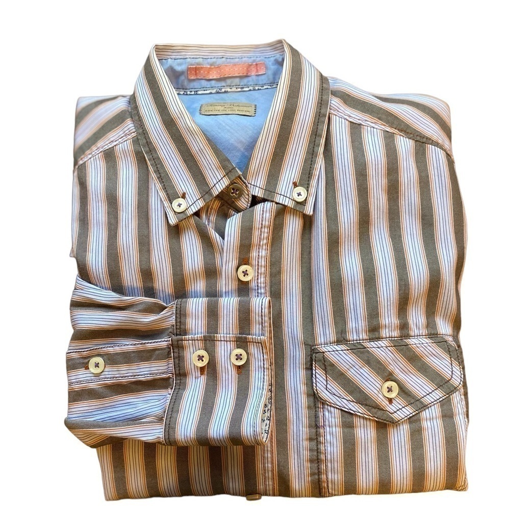 Tommy Bahama Men’s Plaid Button-Up Shirt Size Small